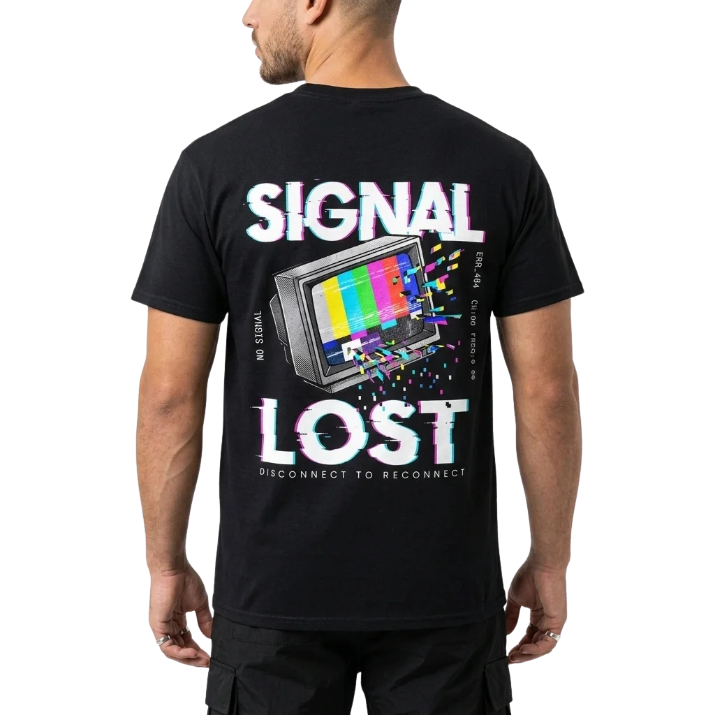 Signal Lost Heavy Cotton T-Shirt