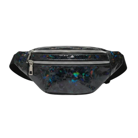 Holographic Techno Bauchtasche