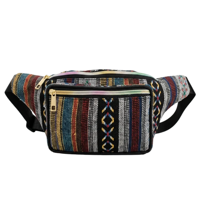 Boho Vibes Bauchtasche mit Ethno-Muster