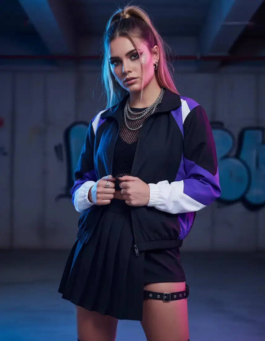 Techno Track Windbreaker #farbe_lila