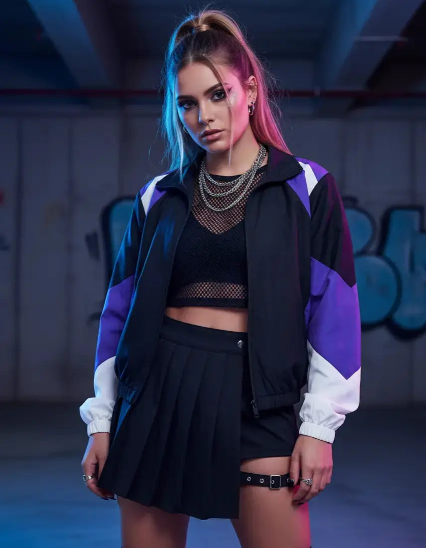 Techno Track Windbreaker #farbe_lila