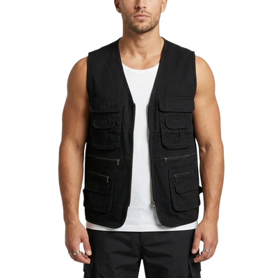 Utility Vibe Weste Schwarz