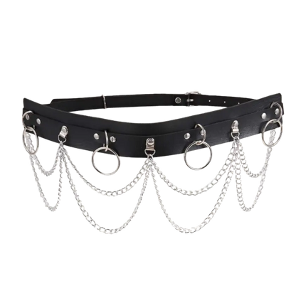 Techno Chain Belt – Vielseitiger Ketten-Gürtel für Raves und Festivals