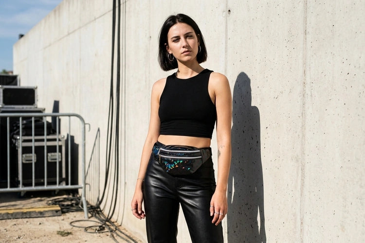 Unten Bild - techno-essentials-holographic-techno-bauchtasche-editorial.webp