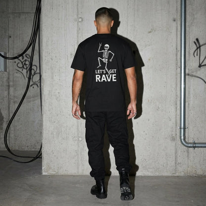 Let’s Get Rave T-Shirt - Rückansicht | Techno Essentials