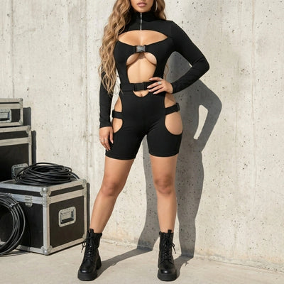 RaveSoul Damen Bodysuit - Frontansicht | Techno Essentials