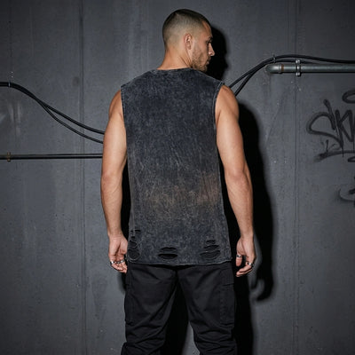 Rogue Chain Tanktop - Ganzkörper-Aufnahme | Techno Essentials