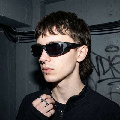 Shadow Vision Techno Brille - Dreiviertel-Ansicht | Techno Essentials