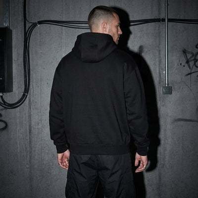 Techno Vibe Oversize Hoodie - Rückansicht | Techno Essentials